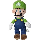 Simba, 109231011, Super Mario Luigi Peluş Fig&uuml;r, &Ouml;zel ve Detaylı Tasarım, Dayanıklı Kumaş, 30 Cm