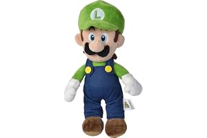 Simba 109231011 - Super Mario, Luigi Gosedjur - Luigi som Gosedjur, 30 cm, Från 0 månader