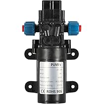 Pompa Acqua A Diaframma 12V 120W Autoadescante - Per Giardino, Pulizia Veicoli E Impianti Acqua - Foto 4