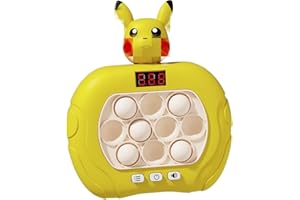 WORDS AND DEEDS Pop it electrónico Quick Push Burbujas Juego Consola Nuevo Modelo Pop it electrónico con Pantalla Juguetes sensoriales y mágicos (WST-Poke)