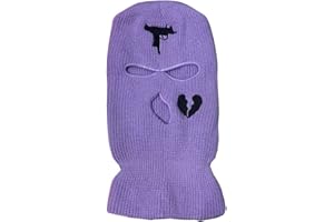 YAMEE Passamontagna Invernale Uomo Donna,Cappello Invernale,Maschera da Sci a Maglia con 3 Fori per Motociclismo,Corsa,Trekking,Alpinismo,Snowboard