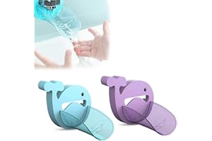 MoK 2 Pièces Robinet Extender pour Enfants, Rallonge de Robinet pour Enfant, Enfants Robinet Tap Extender, pour Buse Deau Extender, Cuisine, Salle de Bain, Robinet Accessoires