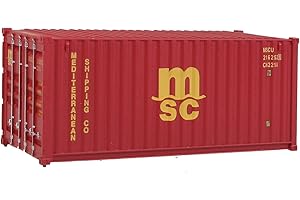 WALTHERS SCENEMASTER Scala H0 - Container 20 Piede Mediterraneo Shipping Co. MSC