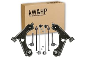 KW&HP KIT 8 PEZZI BRACCETTI BIELLETTE TIRANTI E TESTINE STERZO DX/SX PER GRANDE PUNTO, PUNTO EVO, LINEA, QUBO