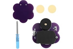 BTFO Scherzo Fastidioso con Grillo Che Fa Rumore, a Forma di Fiore Bip Nascosto con 16 Suoni per Ufficio Scuola Feste e Barzellette per Adulti (Viola)