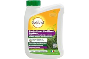SOLABIOL Engrais Conifères - Cyprevert Revitalisant - 750ml - Jusqu'à 250m² - Stimule La Croissance - Favorise Le Reverdissement - Efficace Sur Conifères & Arbustes SOCYP750S