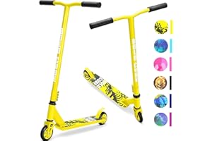 BOLDCUBE Stunt Scooter | Trottinette Freestyle 6-12 8-12 Ans | Freestyle Pro 360° | Aluminium | ABEC 7 | Enfants Ados et Adultes