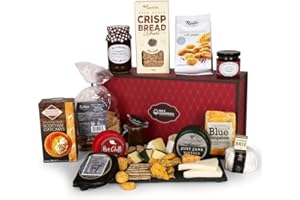 Hay Hampers Cheese Selection Gift Set for Mothers Day - Cheese Hamper Basket & Men, Gifts for Women & Men, Hamper Gift for Couples & Parents