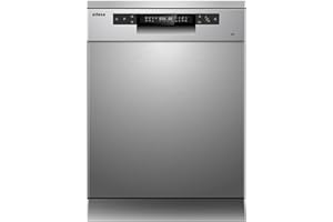 Edesa | Lavavajillas Libre Instalación | Modelo EDW-6242 X | Ancho de 60 cm | 7 Programas de Lavado | Clase de eficiencia Energética C | Acabado en Acero Inoxidable Gris