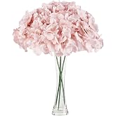 GIUSOBG Artificial Flowers Decoration 3 Pieces Artificial Hydrangea 68 cm Bouquets of Dried Flowers Realistic Touch Plastic F