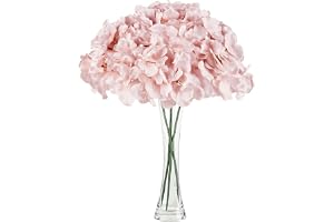 GIUSOBG 3 stycken hortensior konstgjorda blommor 68 cm rosa konstgjorda hortensior