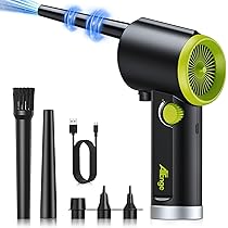 Vantrue Power Souffleur Air Comprimé Électrique - Dépoussiérage Puissant PC, Maison, Voiture - Air Duster Rechargeable