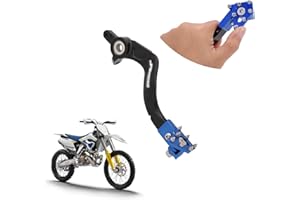 AnXin - Palanca de pedal de freno trasero para motocicleta 125, 144, 150, 200, 250, 300, 350, 400, 450, 500, 530, SX XC EXC, SXS, SMR, SXF, XCR, Husqvarna TE FE TC FC 125, 250, 300, color azul
