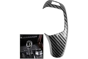 QUVBKZ Copri Testata Ingranaggi Accessori BMW Per Interni Auto Serie BMW, Modello in Fibra di Carbonio Per Interni Auto, Adatto Per Bmw Serie 3/4/5/Gt5/1/2 Nuovo x3x4x5x6