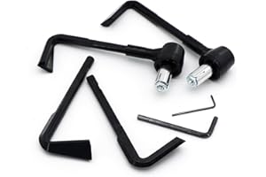 Fuworance Brake Clutch Lever Protector Protection Guard handguard for Motorcycle 7/8"Black