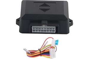 ENTATIAL Módulo de Cierre de Automóvil Universal, DC 10V-16V Rendimiento Estable Modo Seguro 4 Puertas Elevalunas Eléctrico Cierre de Parada Automática Reemplazo para de Reemplazo para Automóvil