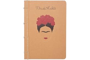Grupo Erik Cuaderno A5 punteado Frida Kahlo - Journaling notebook A5 | Bloc de notas : Bullet journal - Libretas bonitas : Cuadernos Ecofriendly, 180 págs