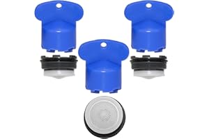 UGBO M24 x 3 - Regulator natryskowy - dysza mieszająca - spieniacz do kranu - filtr - perlatory - Gwint wewnętrzny - Klucz aeratora do kranu - Zestaw 6 sztuk (M24)