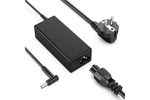 YISHIFD HP Laptop Ladegerät Netzteil 45W/65W mit Ladekabel – Kompatibel mit EliteBook, ProBook 430/440/450/455/470/250 G3-G7, Pavilion, Spectre, Envy, X360 11/13/15, Stream 19,5V 3,33A, 4,5x3,0mm Stecker