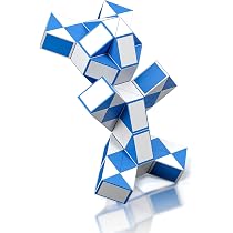 Keenso Twist Puzzle 72 Blocchi – Cubo Serpente Fidget In ABS, Giocattolo Per Bambini Che Stimola La Creatività