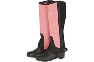 Covalliero Kinderminichaps Lilli Black/Pink, Größe 134 Enfant, Noir Rose, 134 cm