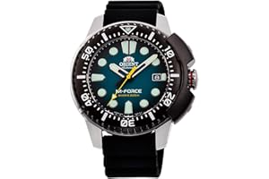 Orient Automatyczny zegarek RA-AC0L04L00B, Silikon zielony, bransoletka