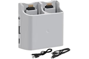 LYONGTECH Multifunction Zweiwege-Ladestation für DJI Neo,Akku Ladegerät,Akkuladestation,Charger Hub,Charging Two Batteries Drohne Zubehör