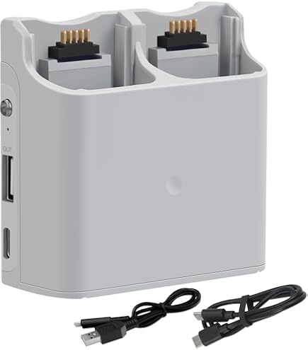 Hub De Carga Bidireccional Para DJI FLIP – Carga Rápida De 2 Baterías En 70 Minutos, Modo Almacenamiento Y Protección De Seguridad