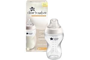 Tommee Tippee Closer to Nature Clear Bottle, 340 ml