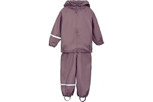 CeLaVi Unisex Basic Recycle Pu Rainwear Set, Moon scape, 100