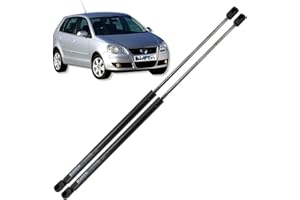 BIAREN 2x Rear Tailgate Boot Gas Struts For VW Polo 9N 2002-2009 Lift Support System 400 (N) 500 MM 6Q6827550C