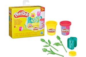 Play-Doh Tulips & Daffodils-blomleksak, pysselkit för barn, presenter till barn från 3 år