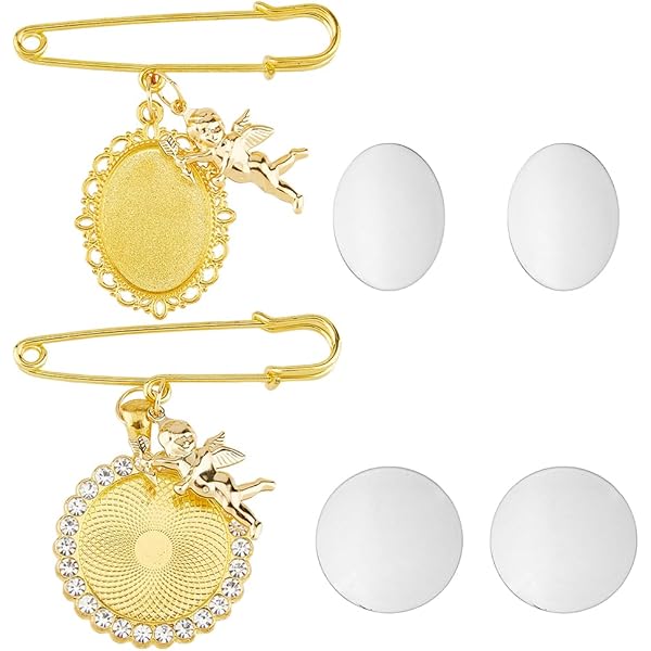 SUPERFINDINGS Blumenstrauß Foto-Anhänger - Gold Medaillon Für Hochzeit & Gedenken