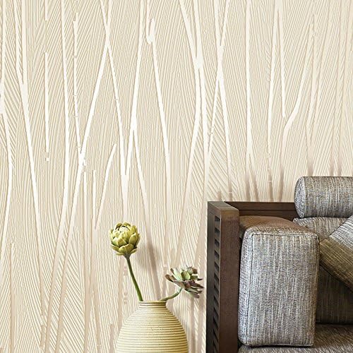 FEISHAGNBZ Sofa Backdrop Modern Simple Plain 3D Fringe Warm Bedroom Sofa Non-Woven Wallpaper Wallpaper Aqua Blue