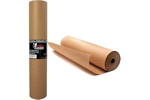 MEAT HUGGER Natürliches Gefrierpapier Nachfüllrolle für Spenderbox (45 cm x 55 m) – Polybeschichtete, feuchtigkeitsbeständige Folie mit matter Seite zum Einfrieren von Fleisch, schützt vor Gefrierbrand