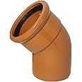 45° Bend (Single Socket) 110mm Underground Drainage Pipe Fittings Bend Trap Gulley Socket Grid Coupler