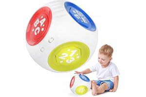 kramow Baby Toys 6-12+ Months, Interactive Activity Cube Toys with Music and Light, Sensory Stimulation, Early Educational Baby Play, Ideal Birthday Presents for Toddlers 1 year olds