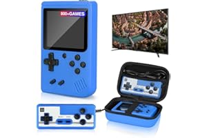 VEOYYA Handheld Game Console, 3.0 Inch Screen, Retro Mini Games Console 800+ Classic FC Games, Support Up to 2 Players & TV Ideal Christmas or Birthday Gift