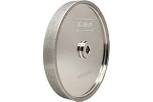 UF-SHARP 150mm CBN Schleifscheibe, 12.7mm Dorn * 25mm Breit, für alle Arten von 6 Zoll Tischschleifern (Körnung 80)
