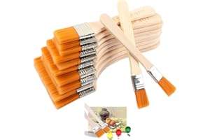 XIZHI 12pcs Paint Brush Nylon Hair Oil Brush Large Medium Small,Artist Flat Paint Brush Painting Tool Brush Paint Brush Artist Set,for Acrylic, Oil, Watercolor and Gouache