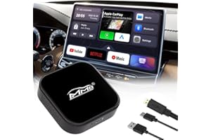 MMB WJAN-TV CarPlay, Wireless CarPlay, CarPlay Adapter Online YouTube/Netflix 2024 New Upgrade Dongle With HDMI Output, Video TV Box,Android 11.0 Car Wireless Adapter For OEM Apple CarPlay Cars