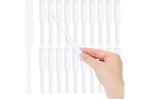 Jeffdad 200 Pcs Perfume Tester Strips, Disposable Perfume Test Strips Paper, Tester Strips for Perfume Fragrances Scents Essential Oils Aromatherapy(Square Head)