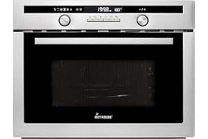 KKT KOLBE Einbaumikrowelle 60 cm | 44L | 3,35kW | Pizzafunktion | Grill | Heißluft | Automatik-Timer | 2-fach Wärmeschutzverglasung | Kindersicherung | EBM4502ED