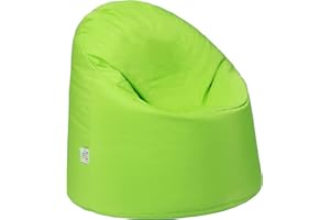 Ready Steady Bed - Poltrona a sacco per bambini, adatta per interni ed esterni, comoda poltrona a sacco per bambini, resistente all'acqua, design ergonomico, durevole e confortevole (Lime)