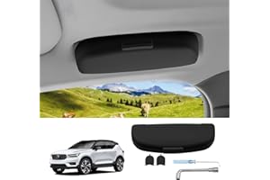 ‎LUWU LUWU Kompatibel mit Volvo XC60 S60 V60 XC90 V90 S90 XC40 C40 2018-2024 Auto Sonnenbrillenhalter Auto Brillenhalter Volv0 M7 M8 Sonnenbrillenhalterung Brillenetui Innenraum Zubehör (Schwarz)