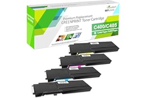 GREENPRINT 4 Colors Compatible Toner Cartridges for Xerox VersaLink C400 C400n C400dn C405 C405n C405dn MFP Extra High Yield 10500 pages for Black 8000 pages for Cyan Magenta Yellow