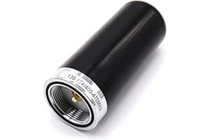 TengKo NMO Doble Banda de Alta Ganancia de la Antena de la Radio Móvil UHF VHF 400-470 136-174MHZ Negro