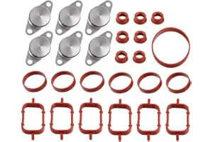 DOCAS 6 x 22mm Kit de suppression clapets d'admission 11612246949 pour E87 E46 E90 E91 E92 E93 E39 E60 E83 E53