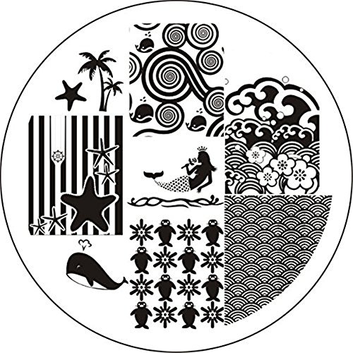 Born Pretty Nail Art Stamp Template Image Plate Ocean Theme BP23