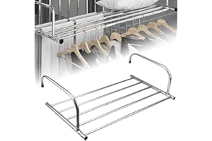 LPAMABA Wäscheständer Edelstahl Balkontrockner Ausziehbar Balkon Wäschetrockner Heizkörper Heizkörpertrockner Heizung Wäschetrockner Wäschehänger Wäschehalter für Hängetrockner (42-66 cm)